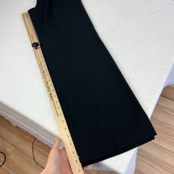 Babaton Fine Japanese Fabric Black Pull On Tapered High Waisted Ankle Pants 2 - Picture 9 of 15